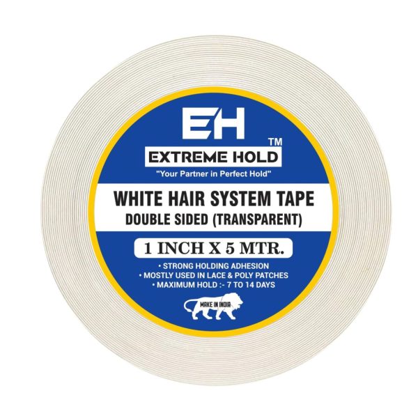 Extreme hold No shine System Wig Tape for Patch, wig hold for man /women (5m) Hair Extension