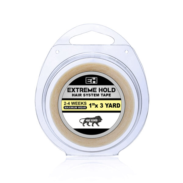 Extreme Hold Double Sided Transparent Tape for Wigs & Extensions (1″ x 3 YD)