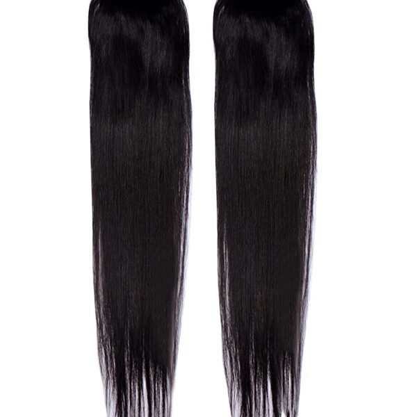 Invisible side cover double clip hair patch 14" seamless clip in hair extensions Hair Extension