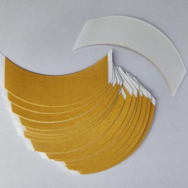 Extreme Hold Semi Dull No Shine Wig Tape Double Sided Cotton Yellow High Adhesive (36 Strips)