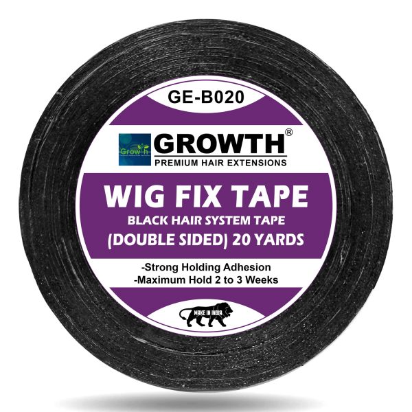 Growth Black cotton Tape | Wig Tape | Hair Patch Tape (20 Yard)