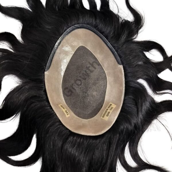 Hair patch for mens hair wig Golden hair 100% Natural Human hair/System/Toupee/Patch/Wig