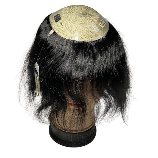 Hair patch for mens hair wig Silk hair patch 100% Natural Human hair/System/Patch/Wig/Toupee