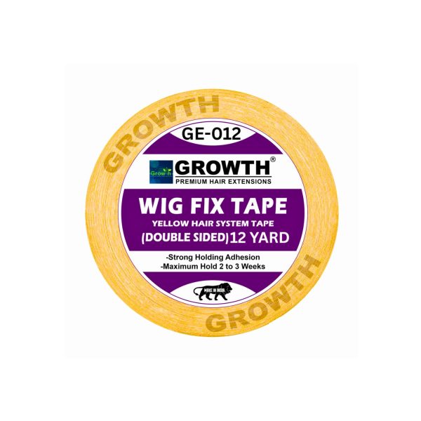 Growth Yellow cotton Tape | Wig Tape | Hair Patch Tape (12 Yard)