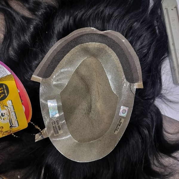 Hair patch for mens hair wig Silk Frontlace hair patch 100% Natural Human hair/System/Patch/Wig/Toupee