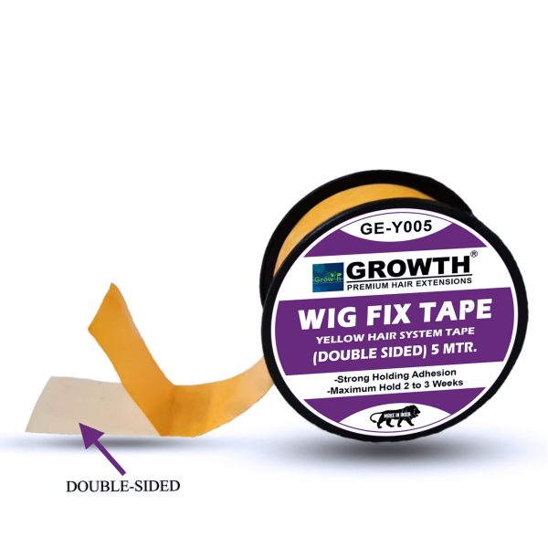Growth Yellow cotton Tape | Wig Tape | Hair Patch Tape (5 Meter)