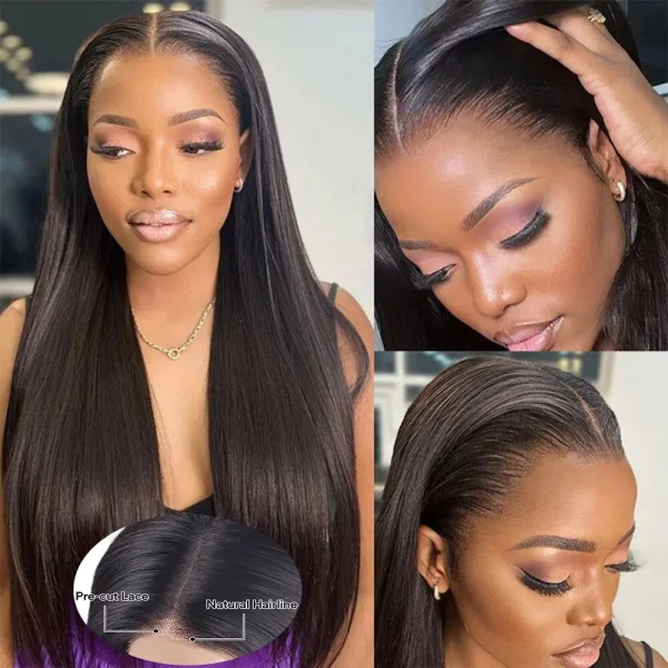 4x4 Top Lace Closure 100% Natural Virgin Remy Human Hair Extension Dark Brown