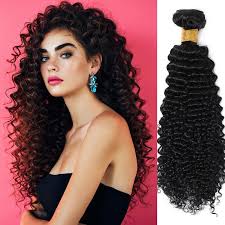 Virgin Remy 100% Human Hair (24 inch,100g) Deep Curly Weft Bundle Hair Extension