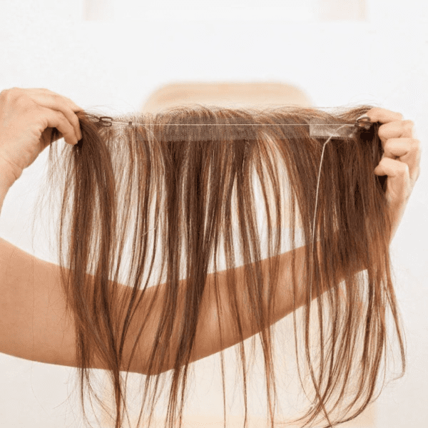 GROWTH 100%human Cover-up Hairpiece Front halo Hairline Short Patch Hair Extension