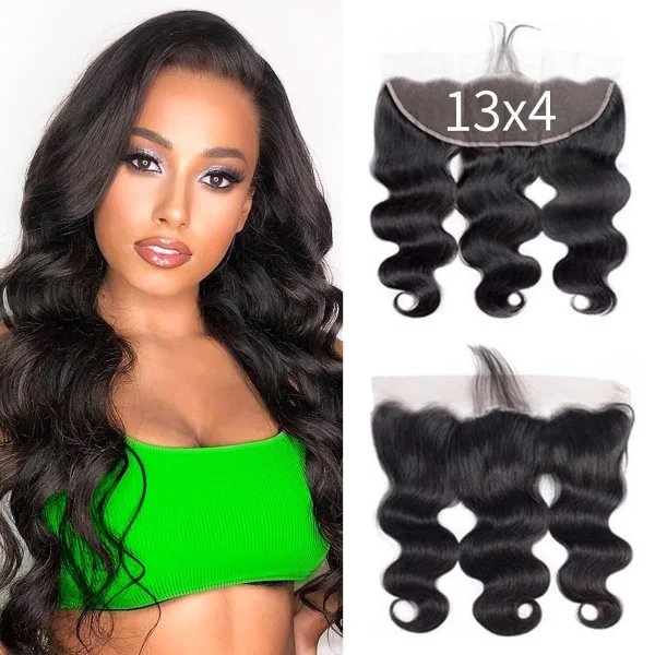 28inch 13x4, 100% Virgin Remy Human Hair Top Swiss Lace Frontal