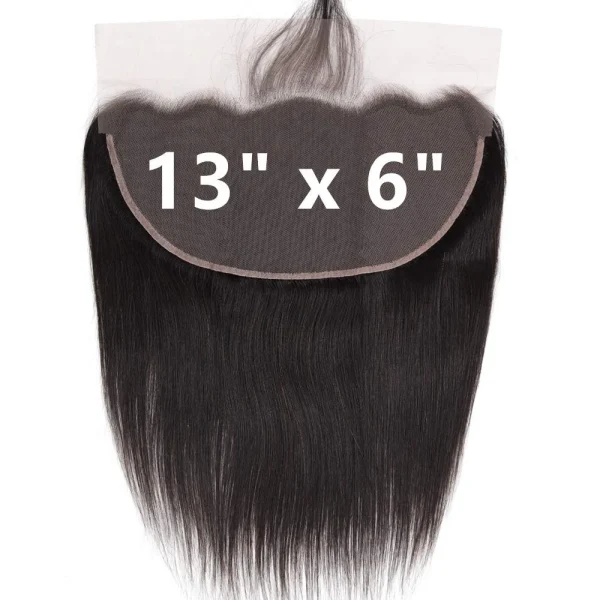 10inch 13x6, 100% Virgin Remy Human Hair Top Swiss Lace Frontal