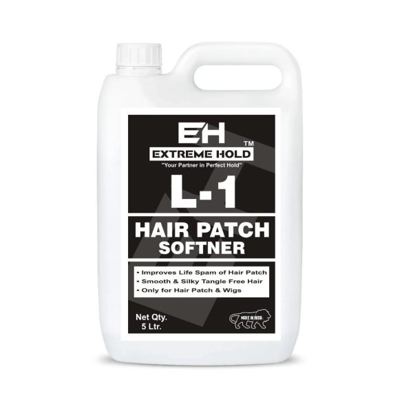 EXTREME HOLD Hair Patch Softener For Hair Extension Soft, Silky hair Patches (5 Ltr) Hair gel