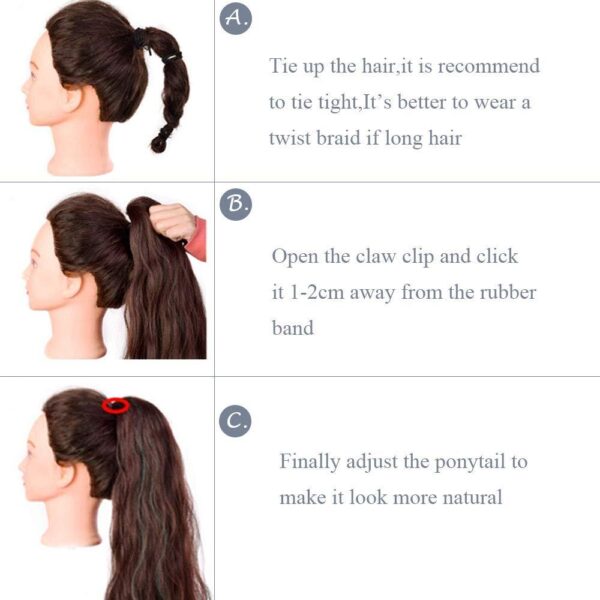 Claw Clip Ponytail Extension