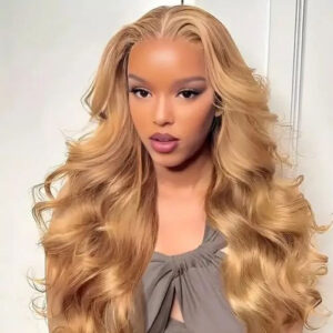 4×4 Top Lace Closure 100% Natural Virgin Remy Human Hair Extension Blond