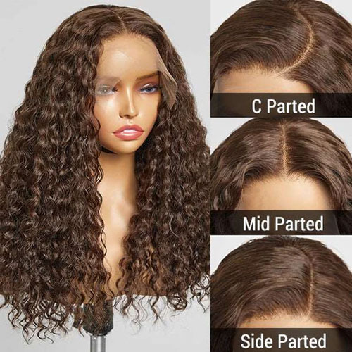 5×5 Top Lace Closure 100% Natural Virgin Remy Human Hair Extension Dark Brown - Image 3