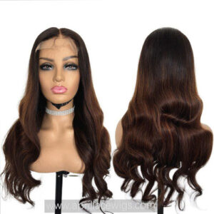 5×5 Top Lace Closure 100% Natural Virgin Remy Human Hair Extension Dark Brown