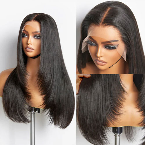 5×5 Top Lace Closure 100% Natural Virgin Remy Human Hair Extension Natural Black