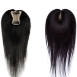 100% Human hair for Women, clip is scalp Topper,Wavy Mini Topper (2×3, 12Inch)