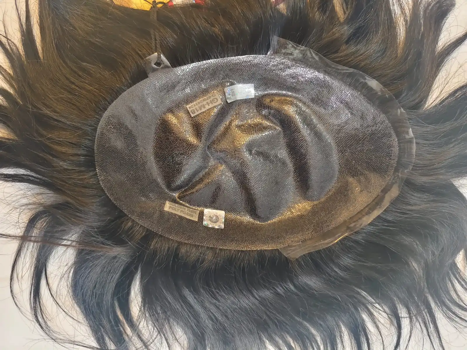 Golden Poly Fuse | Men's Hair Patch