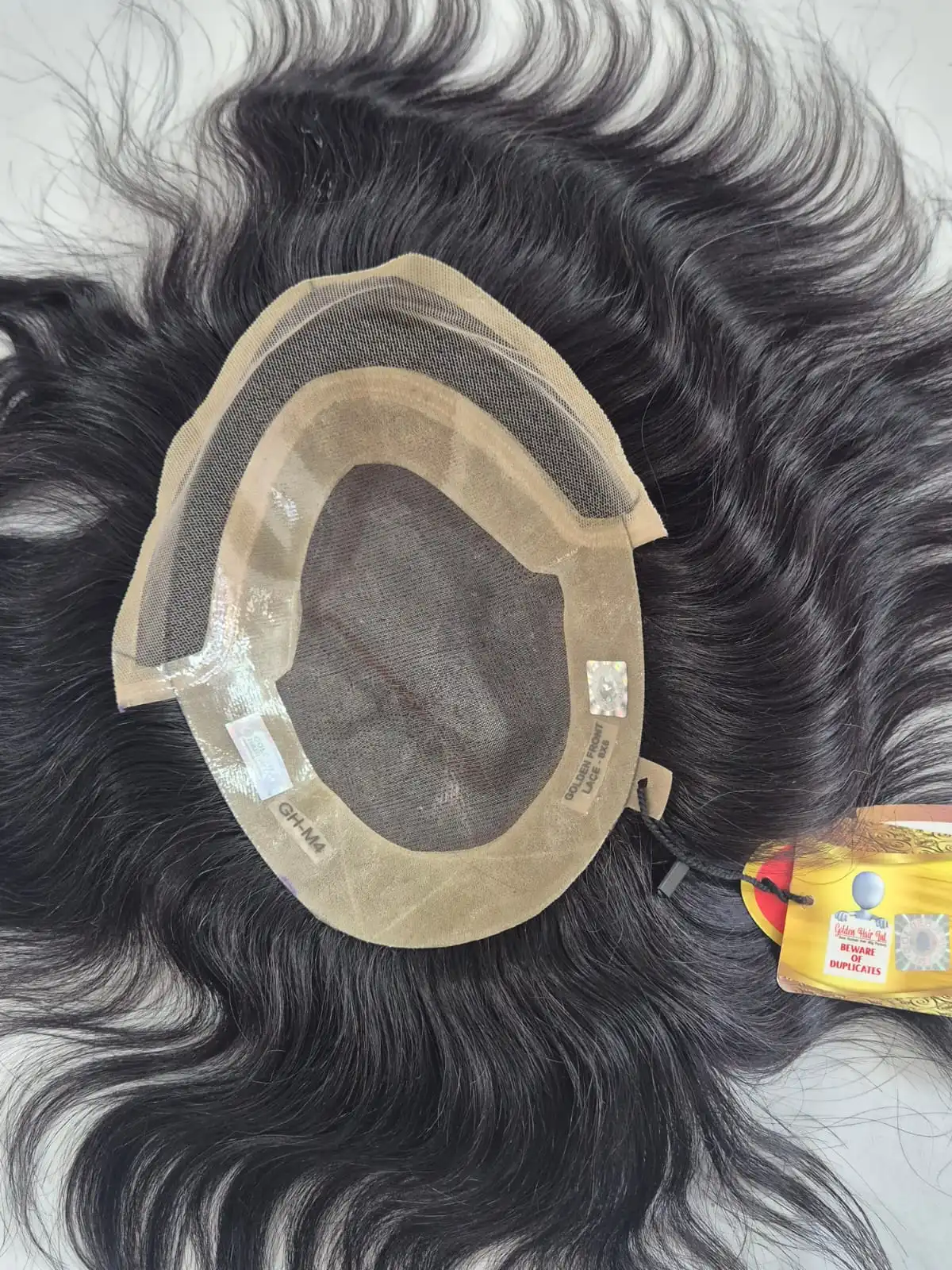 Golden Front Lace | Men's Hair Patch