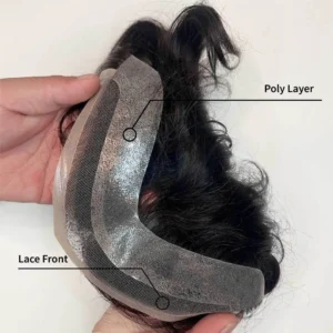 Premium Poly Base Front Hair Patch | Invisible Hairline
