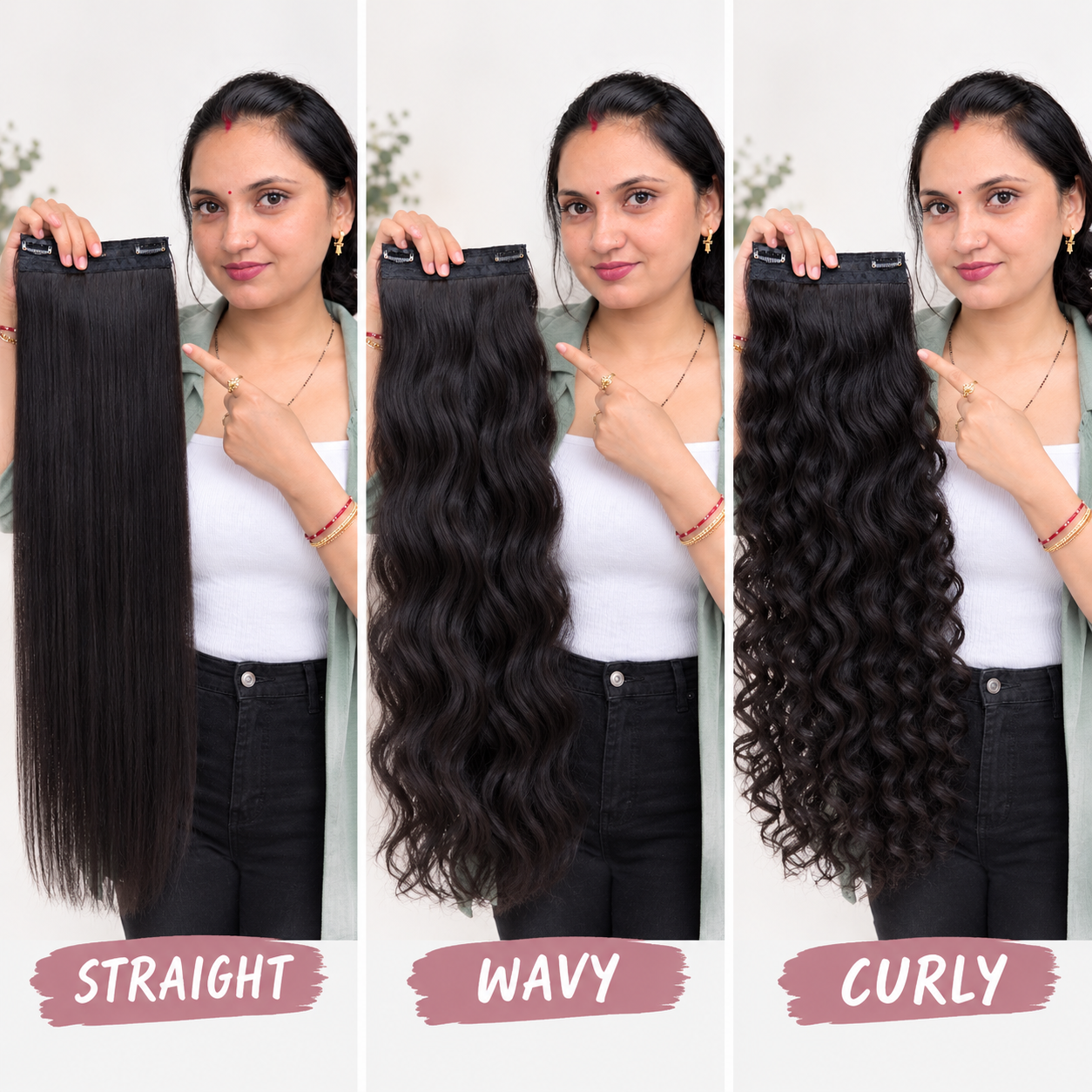 Classic | 3 Clip-in Hair Volumizer - Image 3