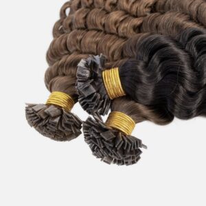 Flat Tip | Permanent Hair Extensions | Curly | 100% Human Hair