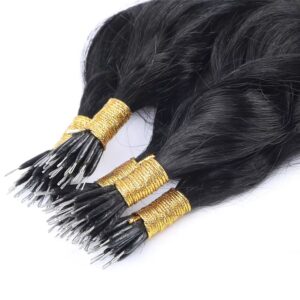 Nano Tip | Permanent Hair Extensions | Wavy | 100% Human Hair