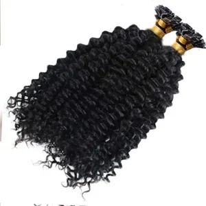 U TIP | Permanent Hair Extensions | Curly | 100% Human Hair