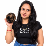 Human Hair | Clip In Hair Buns | Highlight Color | Growth Hair