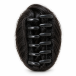 Human Hair | Clip In Hair Buns | Light Brown | Growth Hair
